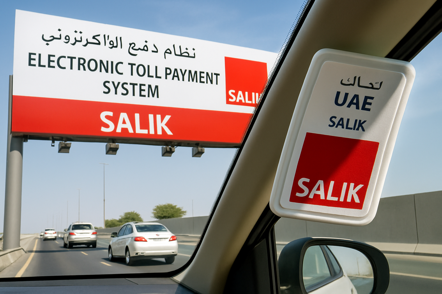 Electronic toll payment system in UAE